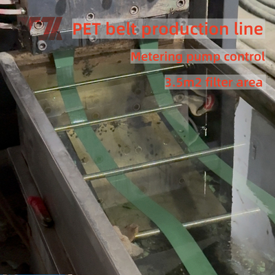 9-32 mm Breite Pet Band Produktionsmaschine zur Herstellung von Hochspannung PET Strapping mit PLC-Speichersystem