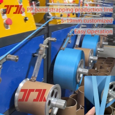 5-19 mm Breite PP Plastik-Streifenmachine mit umweltfreundlichem Band und 0,3 mm Breite Kleine Toleranz