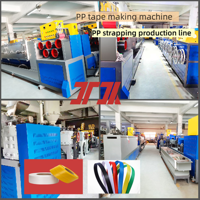 Individuelle PP-Strapgeräte PP-Strap-Produktionslinie mit 100% PP-Polypropylen
