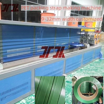 330kg/H Capacity Plastic Recycling Material PET Strap Making Machine With Saving 30% Energy And PLC Control