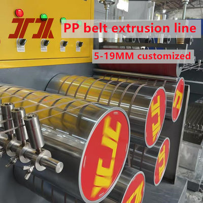 Ausrüstung für die Herstellung von 37 kW-Motor-PP-Strappern 5-15 mm-PP-Strapper für den automatischen Bildschirmwechsel