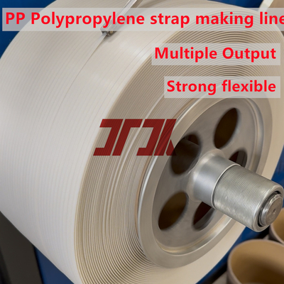 100% recyceltes Material mit PP-Strappbandmachmaschine mit automatischem Winder 5-19mm Breite individuell