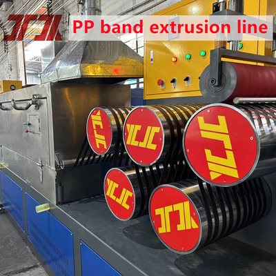200 kg/h Doppelschraube PP Verpackungsgürtel Herstellung Extrusionsmaschine mit Doppelschirmwechsler