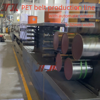 330kg/H Capacity Plastic Recycling Material PET Strap Making Machine With Saving 30% Energy And PLC Control
