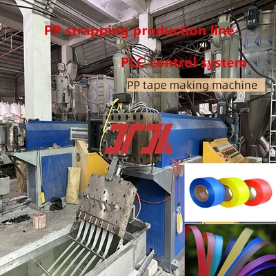 Lieferung von PP-Gurt-Produktionslinie PP-Gurtmaschine PP-Gurt-Ausrüstung mit PLC-Steuerungssystem
