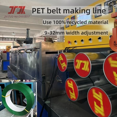 PET Flake Zerkleinertes Material PET Kunststoff Material Strapping Tape Strap Herstellungsmaschine mit präziser Druckkopf Steuerung