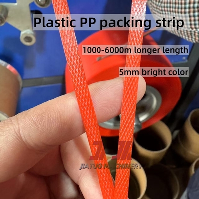 100% recyceltes Material Verwenden PP-Gürtel Produktionslinie mit geringer Toleranz der Breite Dicke längere Länge und Spannfestigkeit