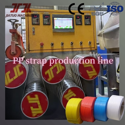 Fabrik-Produktionslinie für PP-Gürtel mit PLC-Steuerung, automatische Verpackung