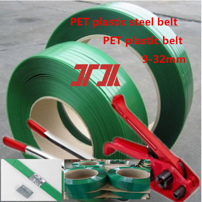 Fabrikgroßhandel 9-25mm PET-Plastik-Gürtel PET-Plastik-Stahl-Gürtel Eisen-Gürtel mit Anwendbar auf pneumatische Gürtelmaschine
