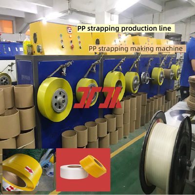 Verpackungsmaschinen PP-Umreifungsband-Produktionslinie PP-Umreifungsband-Ausrüstung mit 5-19mm Breite