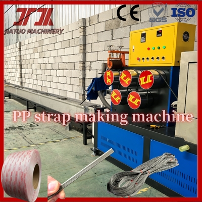 Automatische Maschine zur Herstellung von 100 kW PP-Gürteln 5-19 mm Gürtelrollen Herstellung mit PLC-Steuerung