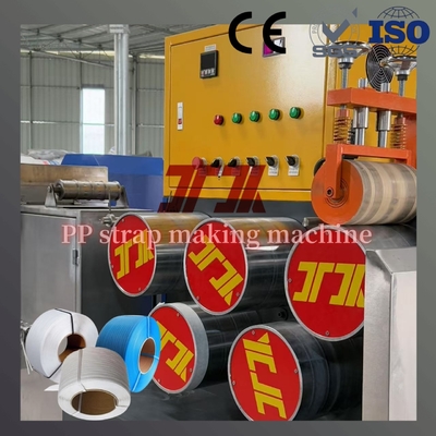 Verpackungsanlagen 5-15 mm Twin Screw Sandwich PP-Streifenproduktionslinie PP-Streifenanlagen PP-Extruder für PLC-Steuerungssystem