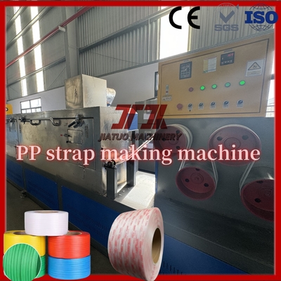 Einschnecken-PP-Band-Extrusionsmaschine 250 kg/h automatisch mit SPS-Steuerung und Speicher-Spezifikationsdaten