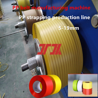 Kunststoffmaschinen Kundenspezifische Hochgeschwindigkeits- ​​Einzelschnecken-Extruder 5-19 mm PP-Band-Produktionslinie PP-Band-Ausrüstung PP-Extruder mit automatischer Wickelmaschine