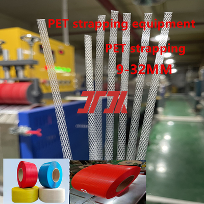 PP-Plastik-Extruder 5-19 mm PP-Strapper Produktionslinie PP-Strapper-Ausrüstung mit 55 kW Siemens-Motor