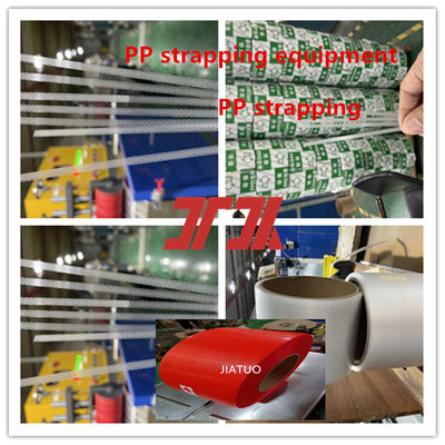 PP-Band Produktionslinie 5-19 mm Einschnecken-PP-Bandherstellungsmaschine Linien-Geschwindigkeit 200-300 m/min