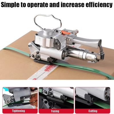 Handheld Pneumatic Automatic Strapping Machine Use For Cartons Wooden And Pallets