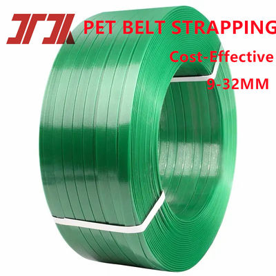 Pet Strap Band Roll Grün geprägte Verpackung Gürtel Verpackung 1608 PET Verpackung Gürtel