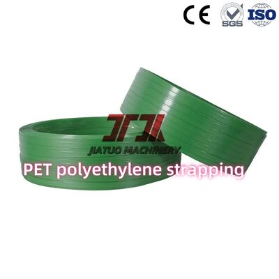 9-32 mm Breite Custom Green Pet Strapping Packing Belt für das Verpacken von Paletten