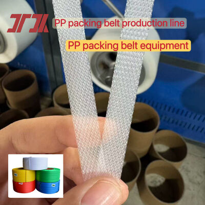 5-mm-PP-Umreifungsmaschine Hochgeschwindigkeits-PP-Umreifungsproduktionslinie für 100 % reines Polypropylenmaterial