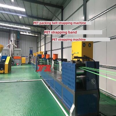PET-Umreifungsband-Produktionsanlagen 9-25mm PET-Band-Herstellungsmaschine für SPS-Steuerungssystem