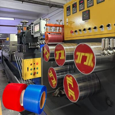 380V 50HZ PP-Gurtbandmachmaschine Zwillingschraube 100kg/h für 100% recyceltes Material