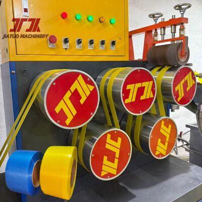 5-19 mm vollautomatische PP-Streifen-Extrusionslinie für den automatischen Verpackungsgürtel