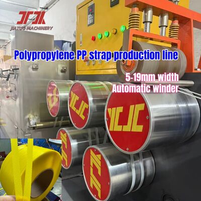 Präzise Form 5-19 mm PP Band Produktionslinie mit Non-Stop-Bildschirmwechsler