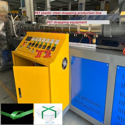 Kunststoffmaschinen 9-25 mm PET-Produktionslinie für Kunststoffstücke aus Stahl