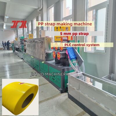 Hocheffiziente 5mm PP-Verpackungsgürtel-Produktionsanlage PP-Gürtelmachmaschine mit automatischer Steuerung