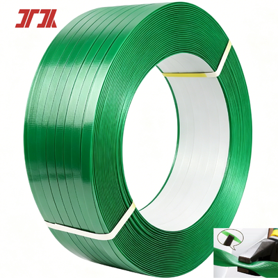 Zusammengestellte Breite 9-32mm PET-Strappband mit 200-1300kgf Spannfestigkeit und geprägter Oberfläche