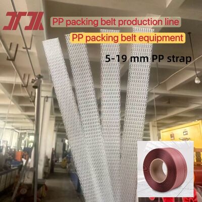 PLC-gesteuerte PP-Verpackungsbandherstellungsmaschine PET-PP-Ausrüstung für automatische Wickelmaschine