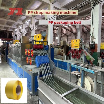 Hochgeschwindigkeits-PP-Plastik-Gurtmaschine 12 mm PP-Gurtmachine mit vollautomatischer Gurtmaschine