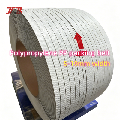 5-19 mm Breite PP-Gürtel mit 50-200 kg Zugfestigkeit und anpassbaren Farben für leichte Frachtverpackungen