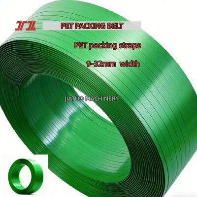 Grünes PET-Umreifungsband, 16 mm, automatisches PP-PET-Verpackungsband, PET-Band für automatische Umreifungsgeräte