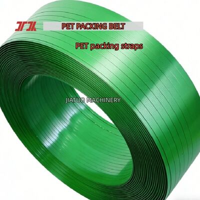 PET Kunststoff Stahl Verpackung 16mm grünes PET Umreifungsband für automatische Umreifung