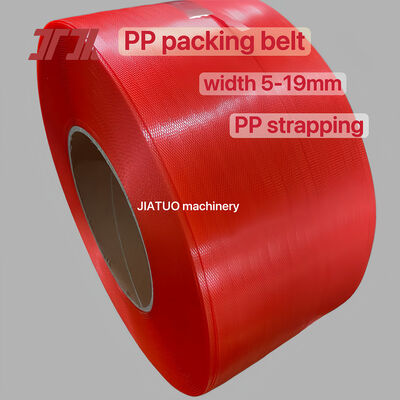 100% Polypropylen-PP-Streifen 12 mm PET-PP-Verpackungsriemen für automatische Strapmaschinen
