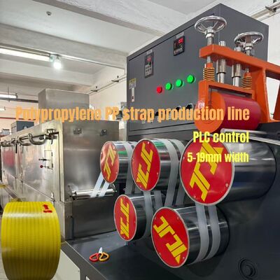 CE-Standard PP-Strapping-Produktionslinie 5-19 mm Breite Kunststoffband Extruder-Ausrüstung