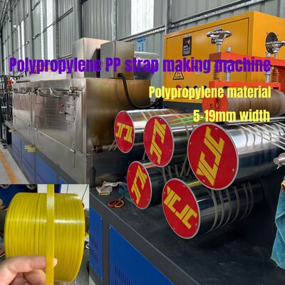 CE-Standard PP-Strapping-Produktionslinie 5-19 mm Breite Kunststoffband Extruder-Ausrüstung