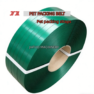 Hochgeschwindigkeits-PET-Umreifungsband 16mm grünes PET-Verpackungsband für pneumatische Umreifungsmaschinen
