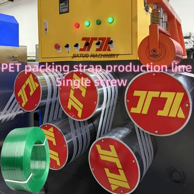 9-32mm PET-Gurt-Extrusionsmaschine mit recycelten PET-Flaschenflocken und vollautomatischer SPS-Steuerung