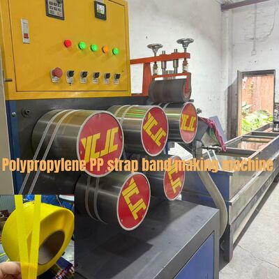Six Strap PP Strap Production Line 350-380kg/h Recycled PP Extrusion Line with GUGAO Motor