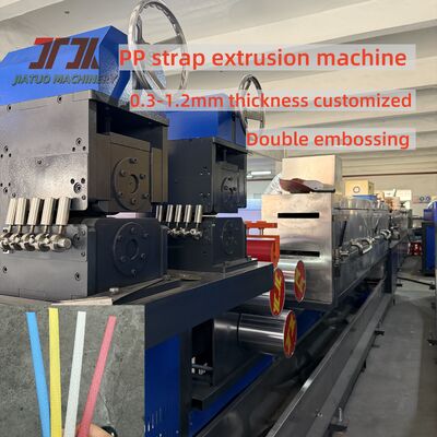 PP-Umreifungsgeräte PP-Kunststoff-Extrusionsmaschine Extruder PP-Polypropylen-Neumaterial