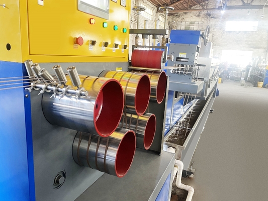 Hochgeschwindigkeit 5-15mm Single Screw PP Strap-Produktionslinie PP Strap-Maschine mit konstanter Temperatur intelligenten Ofen