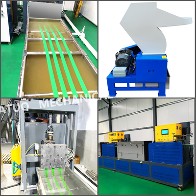 Grüner Rosa 1 bis 4 HAUSTIER Bügel, der die Breite der Maschinen-9-32mm gurtet Band-Extruder macht