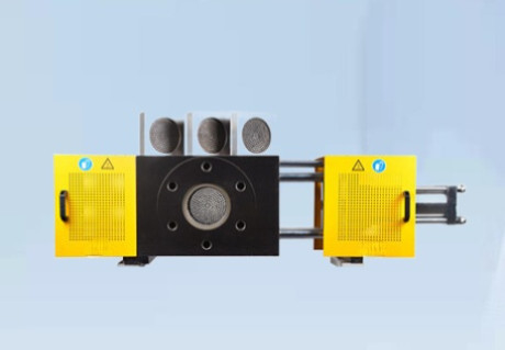 Bi-Fluss-Entwurf des hydraulisches Polymer-Plastikverdrängungs-Schirm-Wechsler-230kg