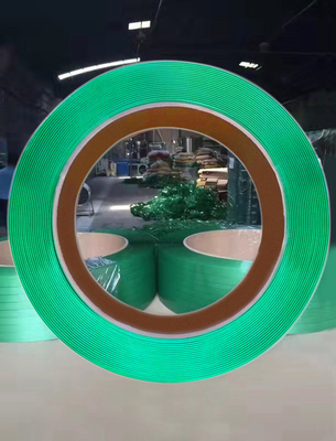 Grüne Farbe-HAUSTIER Verpackenbügel-manueller Gebrauch und Maschinen-Gebrauch 9-25mm
