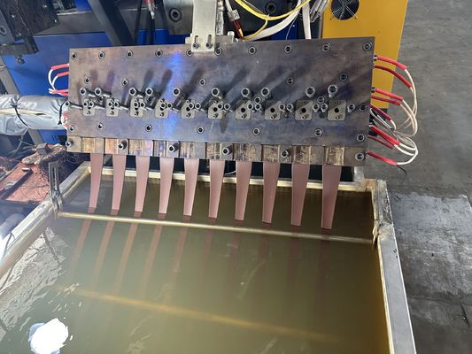 100% recycelte PP-Kunststoff-Verpackungsgurt-Extrusionslinie 5-15mm Einzel-Schnecken-PP-Gurt-Herstellungsmaschine