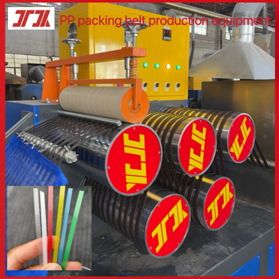 Produktionslinie für PP-Verpackungsgürtel, PLC-gesteuerte PP-Gürtelherstellungsmaschine, Breite: 5-19mm,Dicke: 0,3-1,2mm