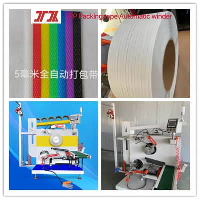 Kunststoffmaschinen PET-Produktionslinie für Kunststoffbänder Automatische Wicklmaschine 9-32 mm Breite